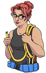 Business Mascot: Princess of Power